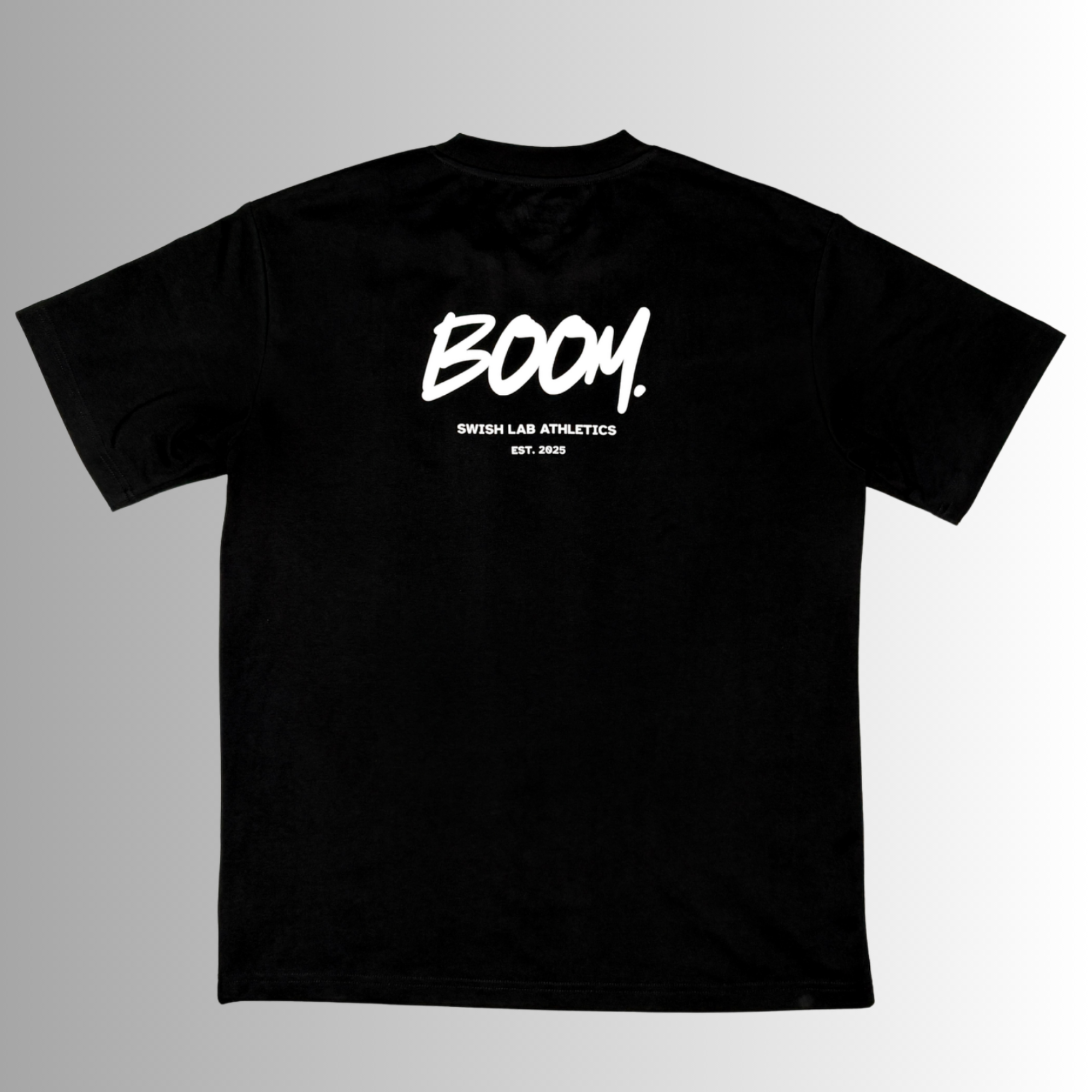 Translation missing: en.swish-lab-hooper-tee-white-black-logo: Premium Tops