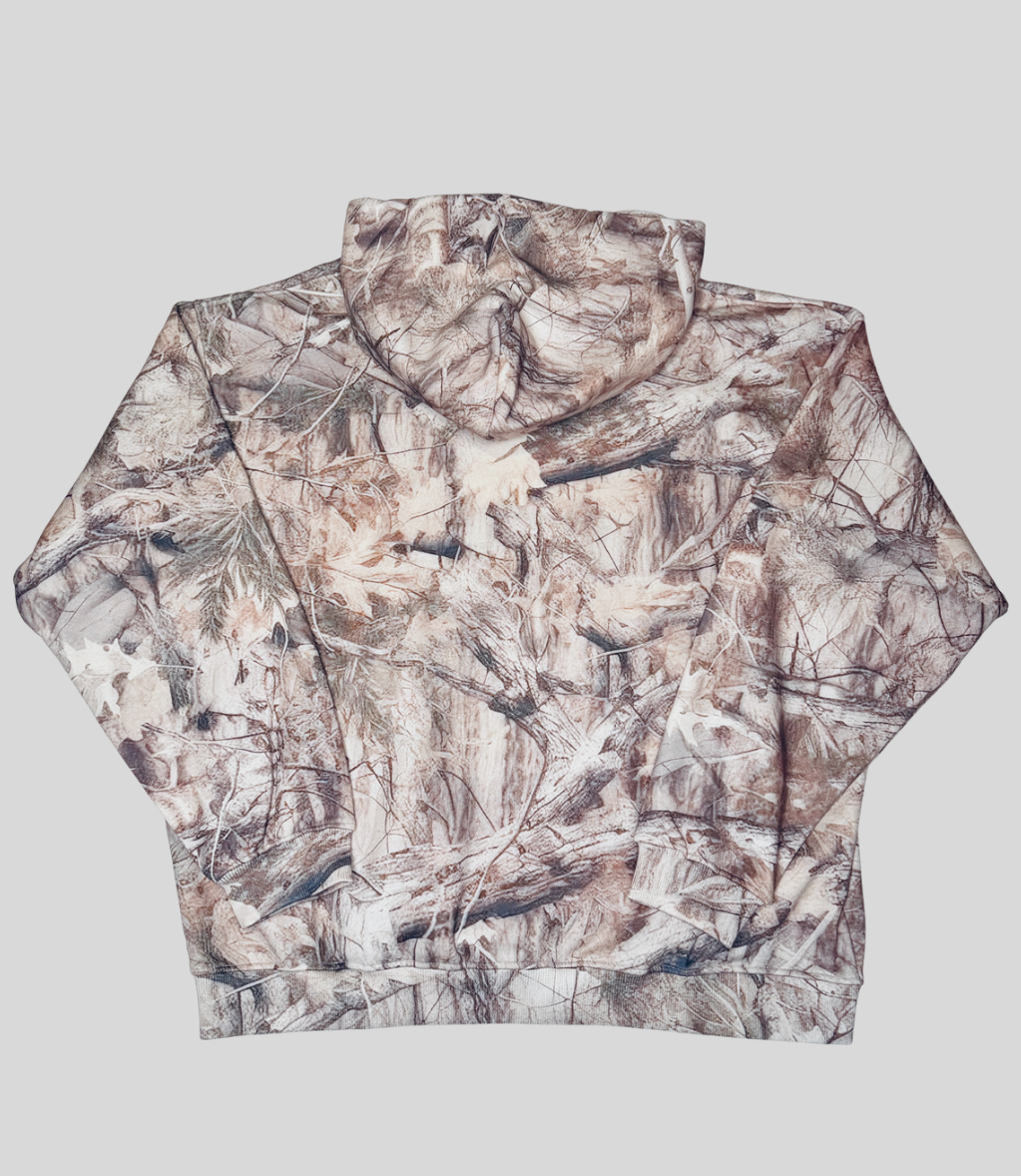 GHOSTWOOD PINK SWISH CAMO HOODIE