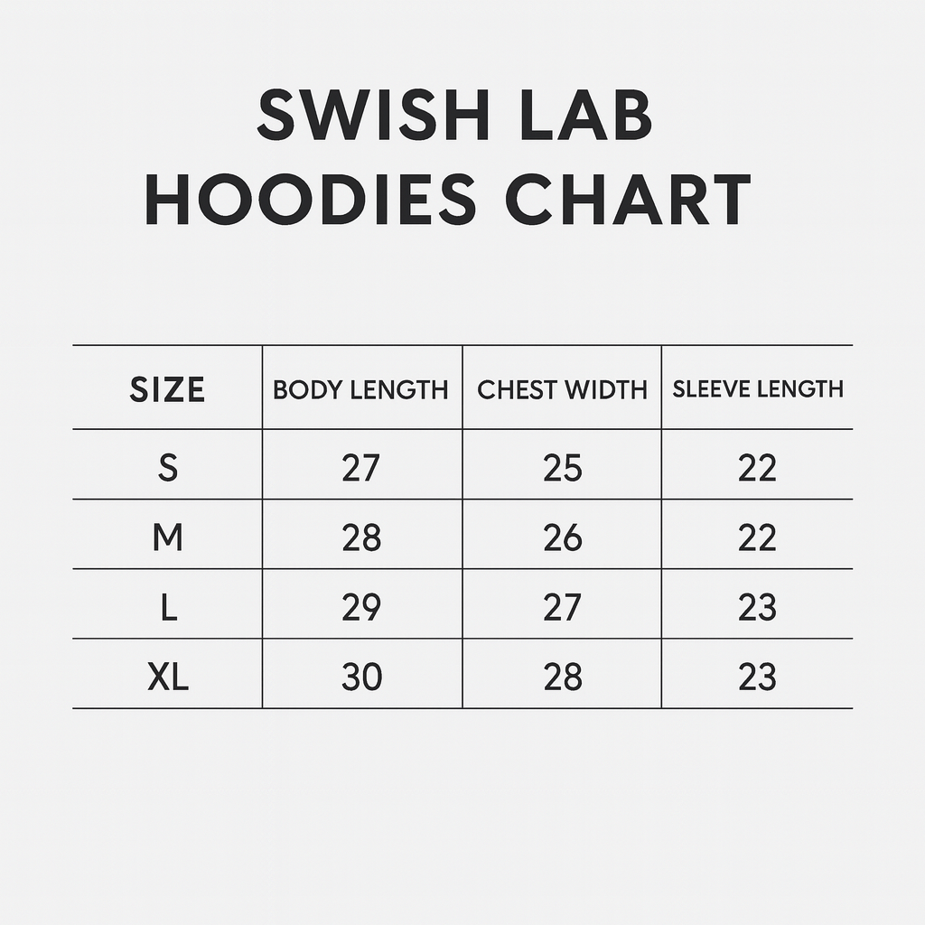 BLACK SWSH HEAVYWEIGHT HOODIE